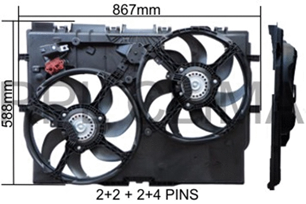Fan, engine cooling (APELFT0065)