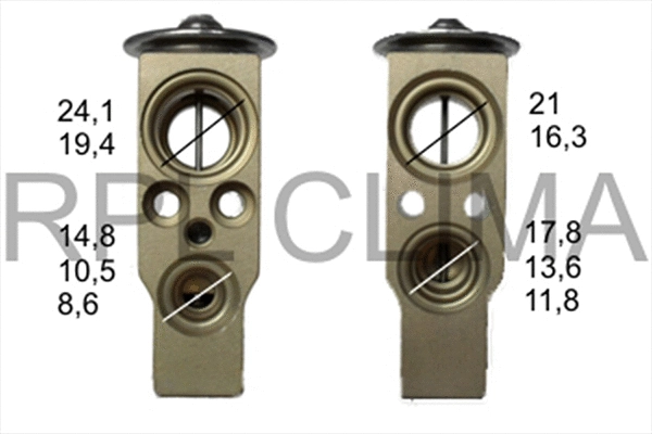 Injector Nozzle, expansion valve (APVXJD0003)