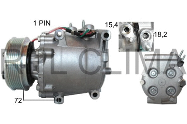 Compressor, air conditioning (APCOHO0035)