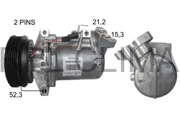 Compressor, air conditioning (APCORE0091)