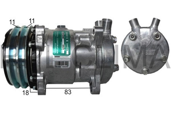 Compressor, air conditioning (APCOSD0569)