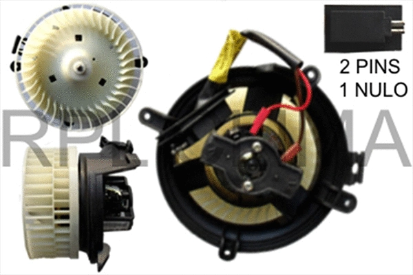 Electric Motor, interior blower (APVTMB0011)