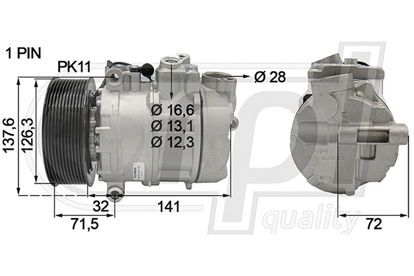 Compressor, air conditioning (APCOMB5038)