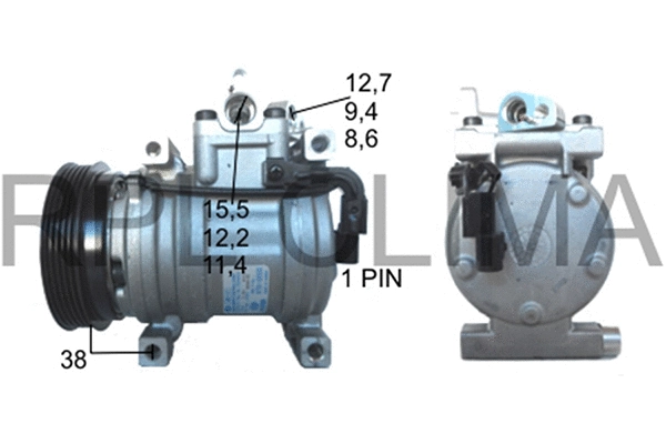 Compressor, air conditioning (APCOKI0022)