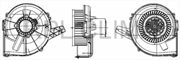 Electric Motor, interior blower (APVTVW0003)