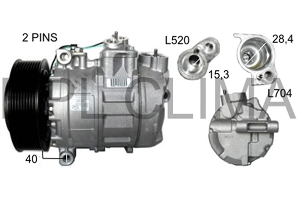 Compressor, air conditioning (APCOMB0034)