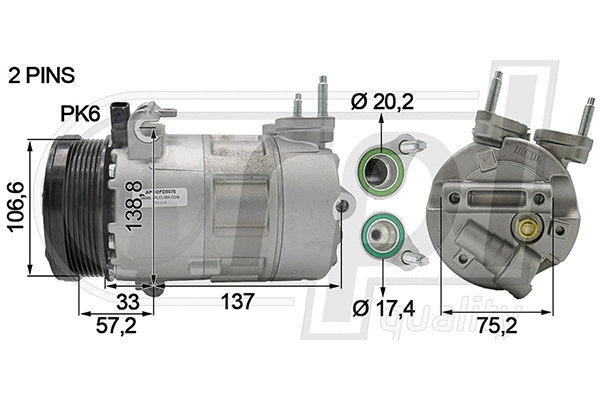 Compressor, air conditioning (APCOFD5076)