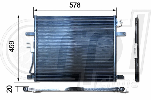 Condenser, air conditioning (APCDCH5029)