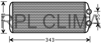Heat Exchanger, interior heating (APCHCI1026)