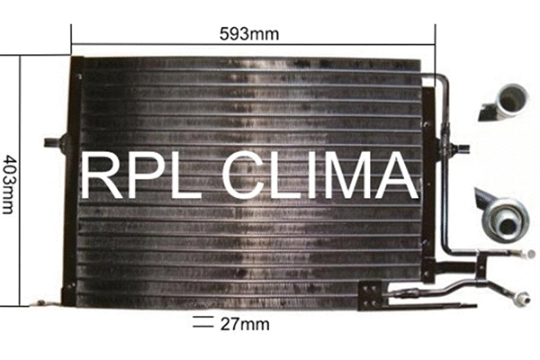 Condenser, air conditioning (APCDFD0009)