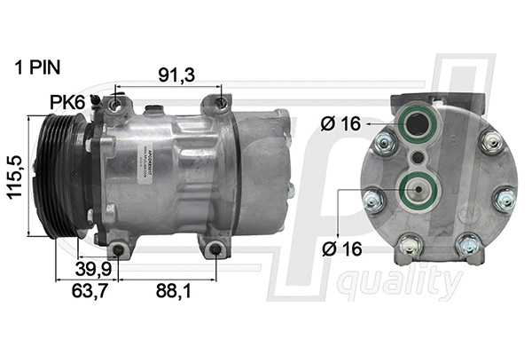 Compressor, air conditioning (APCORE5017)