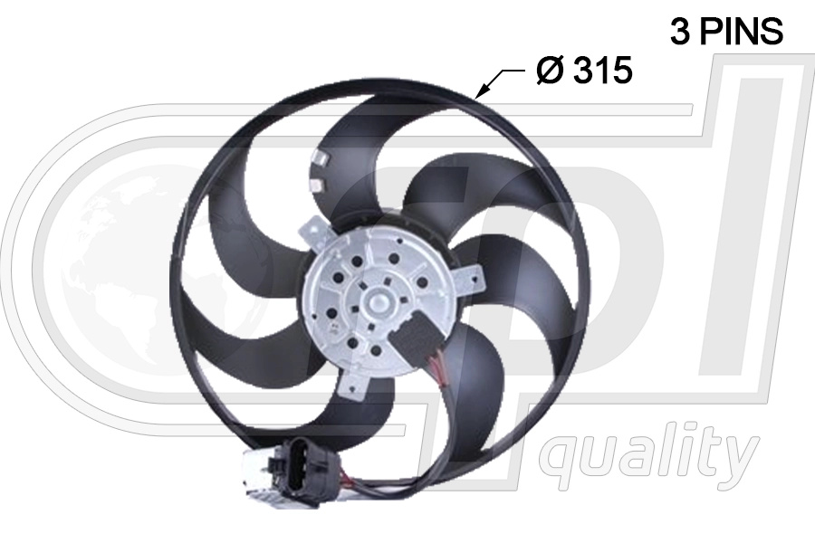 Fan, engine cooling (APELOP5051)