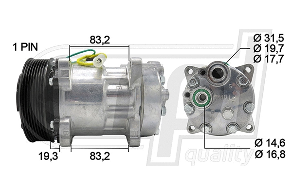 Compressor, air conditioning (APCOVO5022)