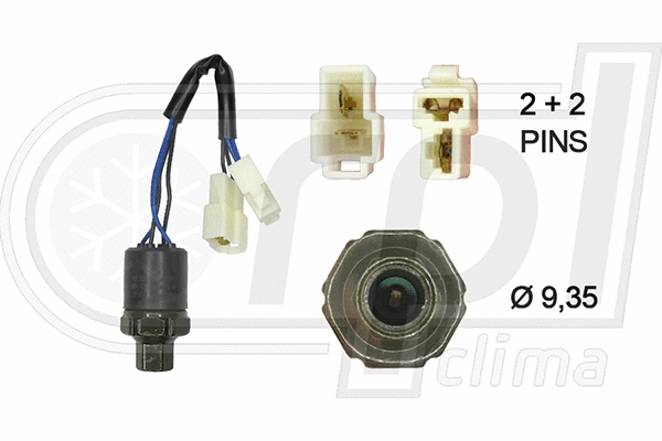 Pressure Switch, air conditioning (APPRUL0008)
