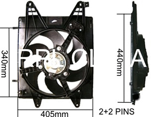 Fan, engine cooling (APELFT0033)