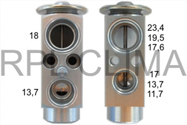 Injector Nozzle, expansion valve (APVXLR0003)
