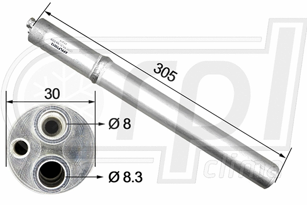 Dryer, air conditioning (APFLFT0013)
