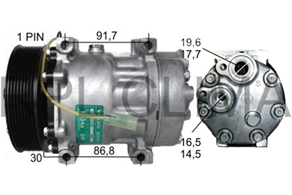 Compressor, air conditioning (APCOVO5014)