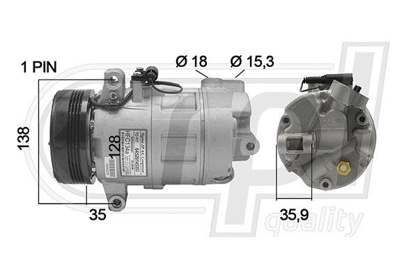 Compressor, air conditioning (APCOBW5048)