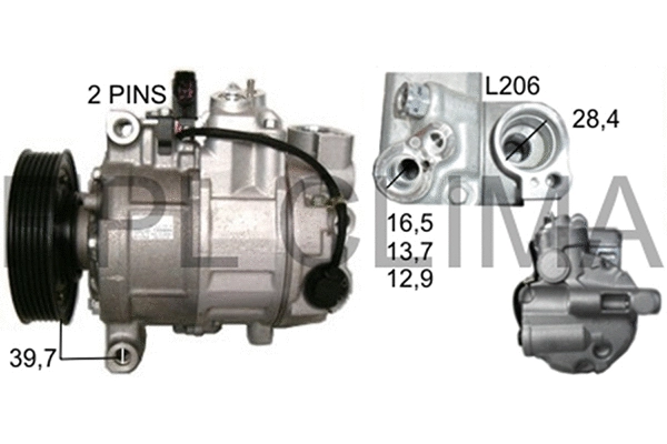 Compressor, air conditioning (APCOAU0032)