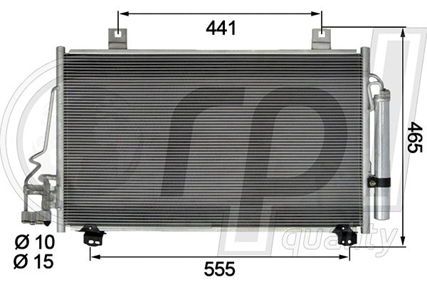Condenser, air conditioning (APCDMZ5046)