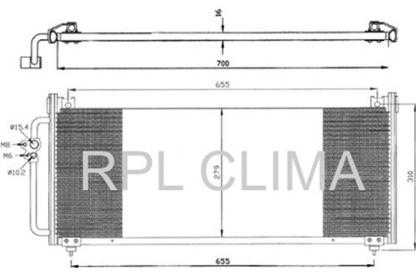 Condenser, air conditioning (APCDSR0008)