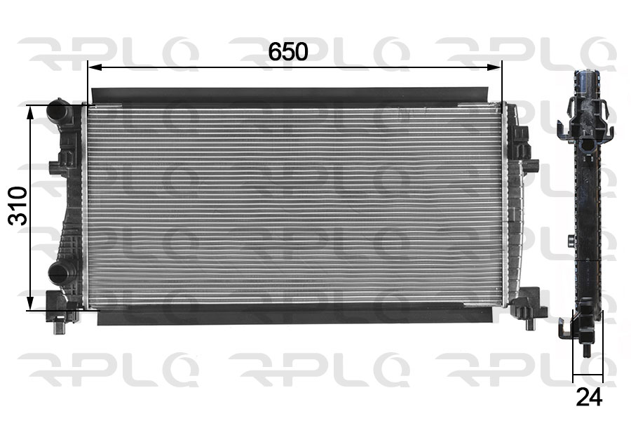 Radiator, engine cooling (APRAVW5017)