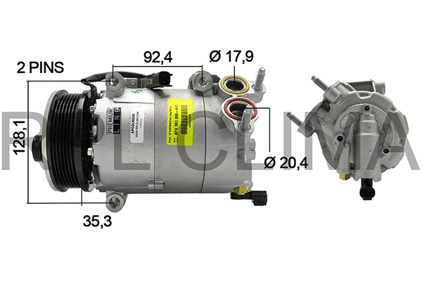 Compressor, air conditioning (APCOLR0028)