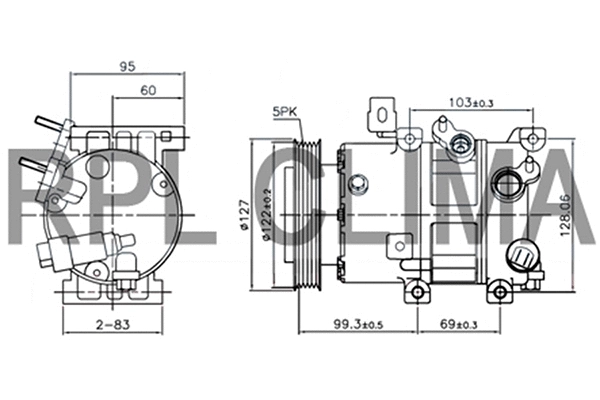 Compressor, air conditioning (APCOHY5076)
