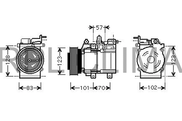 Compressor, air conditioning (APCOHY0035)