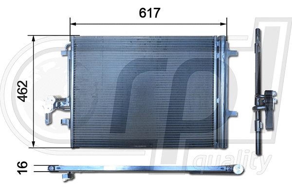 Condenser, air conditioning (APCDFD5044)