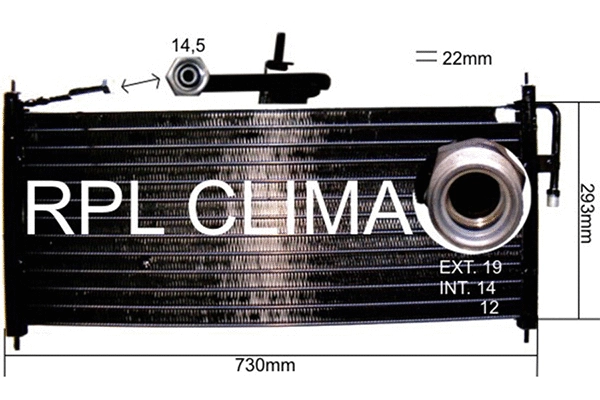 Condenser, air conditioning (APCDJG0001)