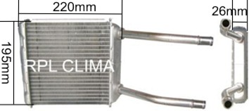 Heat Exchanger, interior heating (APCHOP1003)