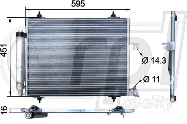 Condenser, air conditioning (APCDCI5037)