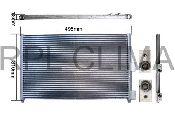 Condenser, air conditioning (APCDFT0043)