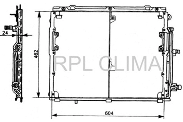 Condenser, air conditioning (APCDMB0016)