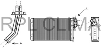 Heat Exchanger, interior heating (APCHRE1008)