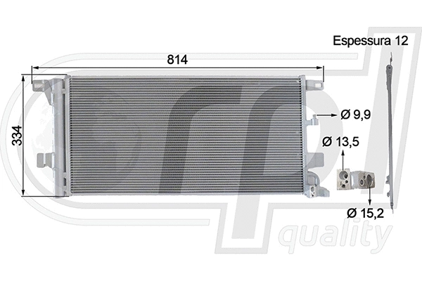 Condenser, air conditioning (APCDAU5033)
