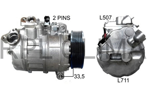 Compressor, air conditioning (APCOBW0059)
