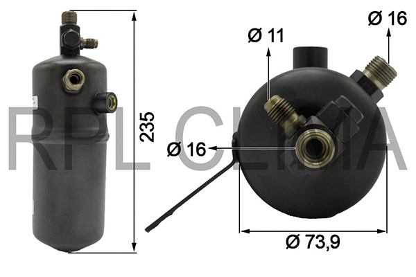 Dryer, air conditioning (APFLVO0013)