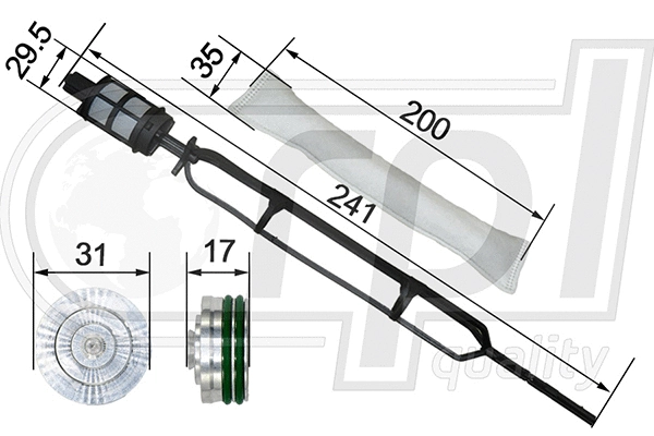 Dryer, air conditioning (APFLOP0022)