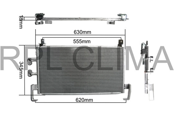 Condenser, air conditioning (APCDCH0017)