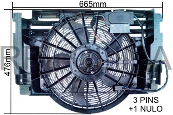 Fan, engine cooling (APELBW0012)