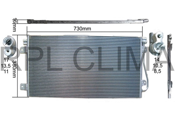 Condenser, air conditioning (APCDRE0053)