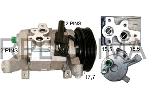 Compressor, air conditioning (APCOCH0029)