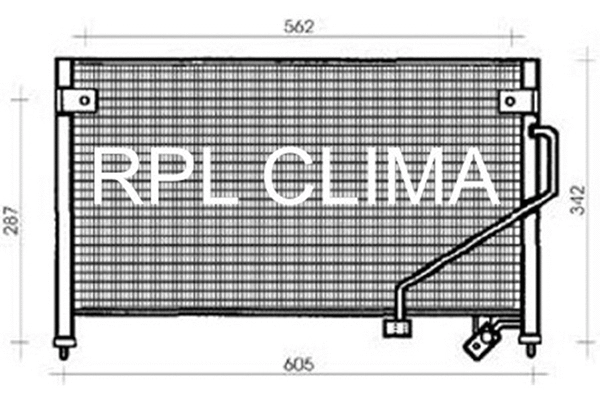 Condenser, air conditioning (APCDMZ0010)
