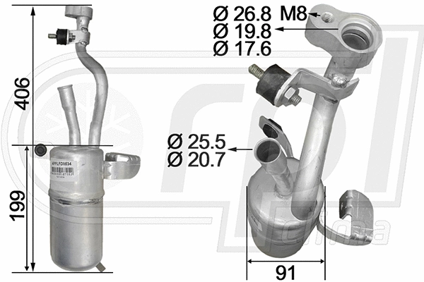 Dryer, air conditioning (APFLFD0034)