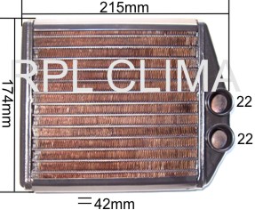Heat Exchanger, interior heating (APCHOP1016)