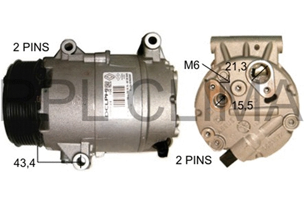 Compressor, air conditioning (APCORE0051)