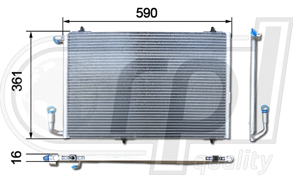Condenser, air conditioning (APCDCI5022)